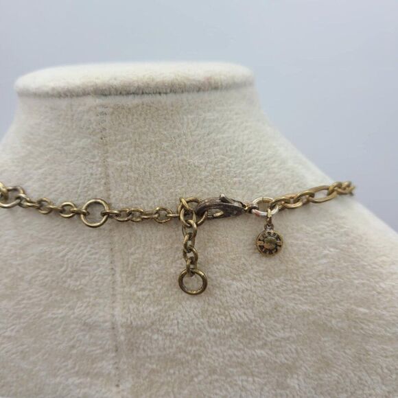 J Crew Emerald Green Resin Necklace with Fringe - Picture 6 of 10